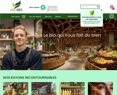 Magasin Bio - Vignette