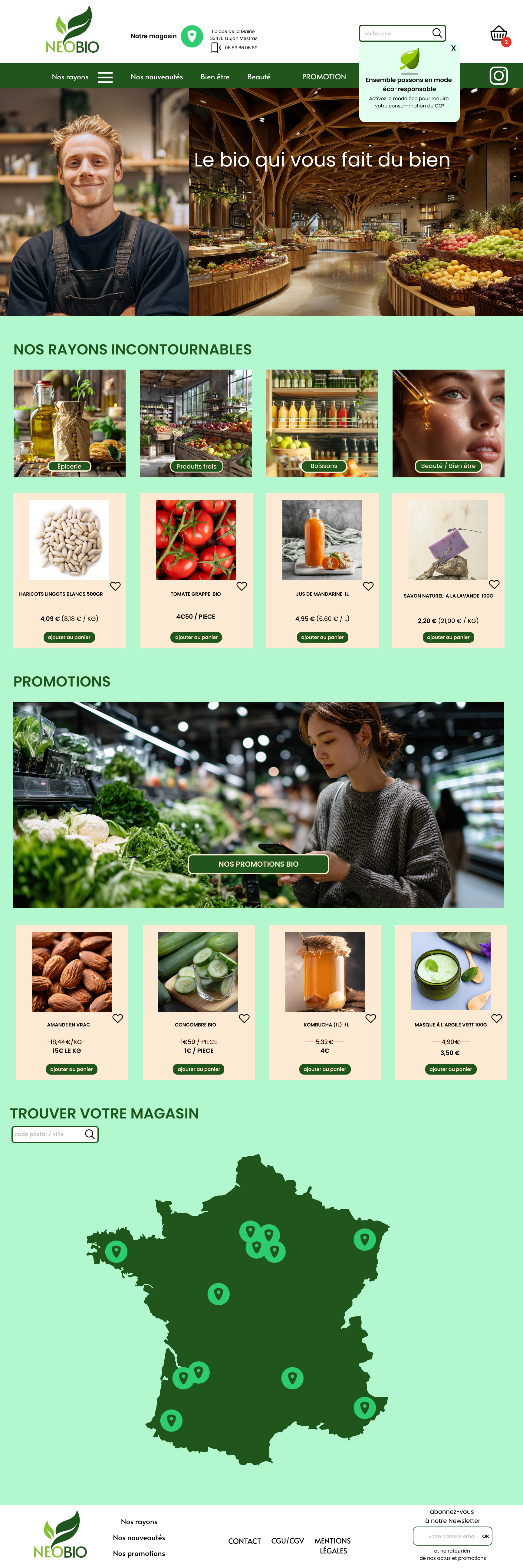 Magasin Bio - Full page