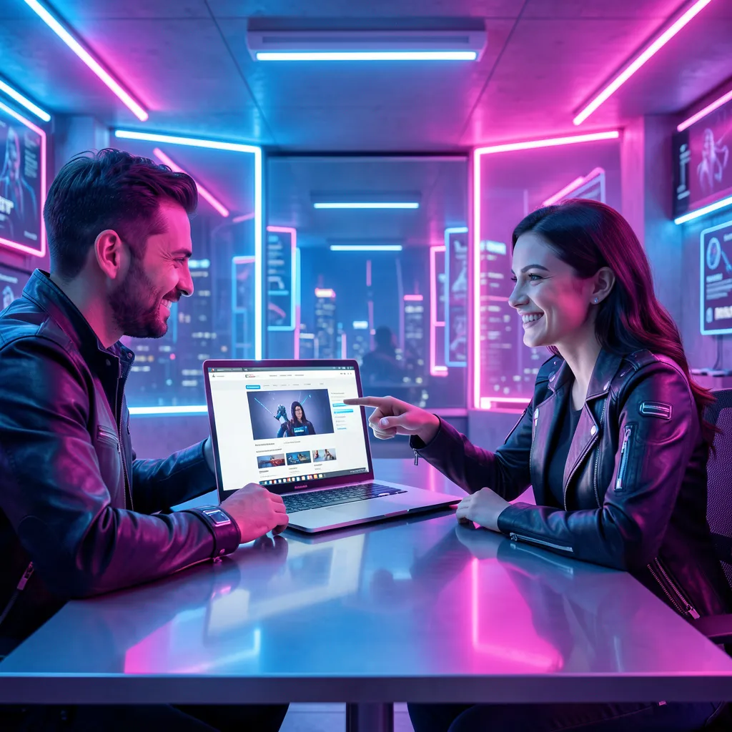 Échange entre un client et une agence web autour de la création d’un site internet