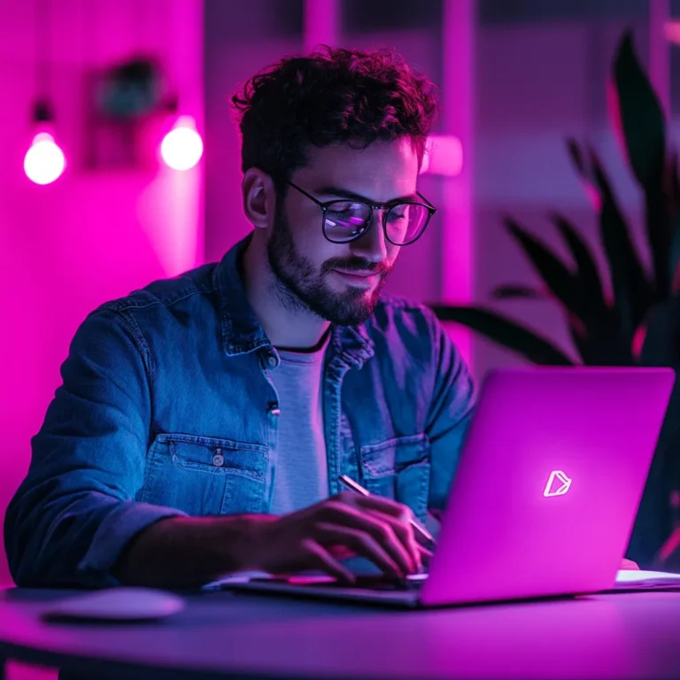 Développeur web travaillant sur la création d’un site internet pour accompagner la réussite d’une entreprise